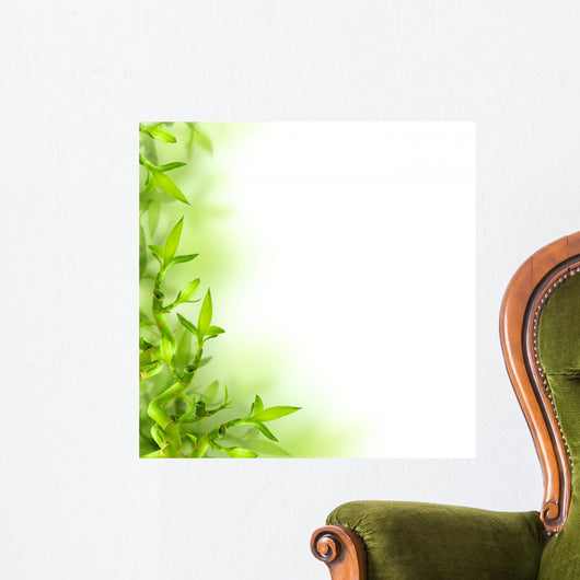Bamboo and Green Leaves