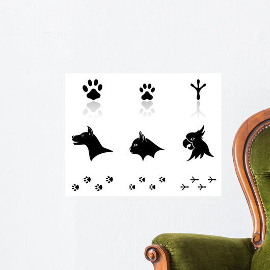 Domestic animals Wall Decal