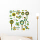 Whimsy Flowers Birds