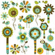Whimsy Flowers Birds
