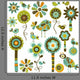 Whimsy Flowers Birds