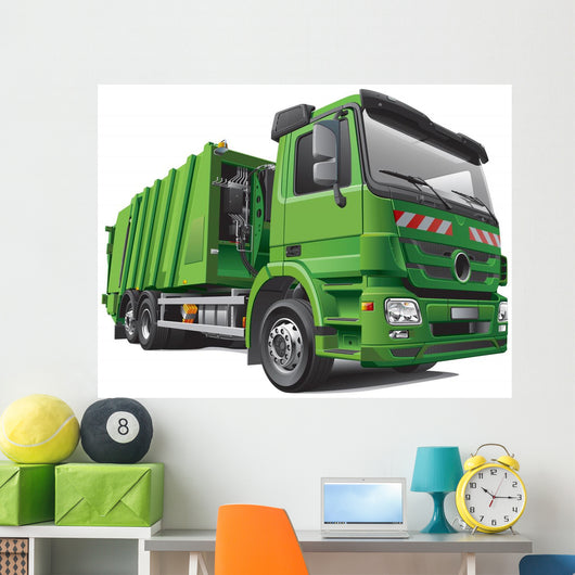 Modern Garbage Truck