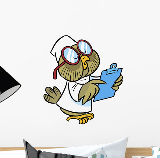 Owl-doctor Wall Decal