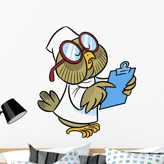 Owl-doctor Wall Decal