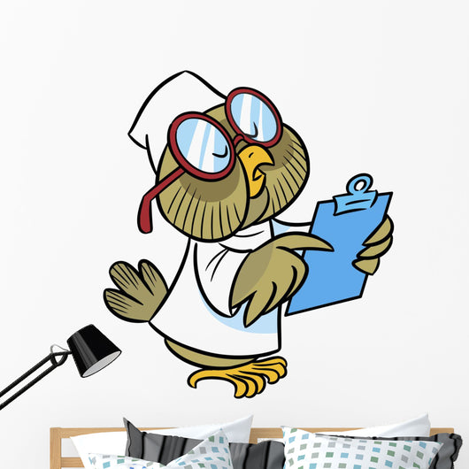 Owl-doctor Wall Decal