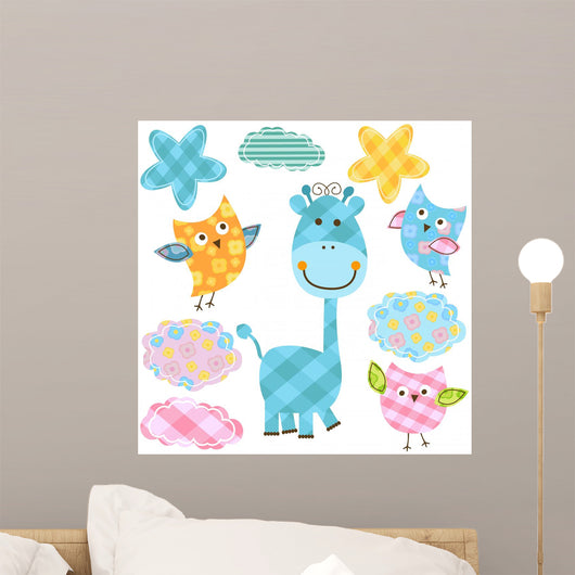 Cute Owls Giraffe