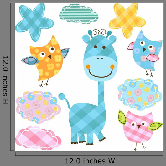 Cute Owls Giraffe