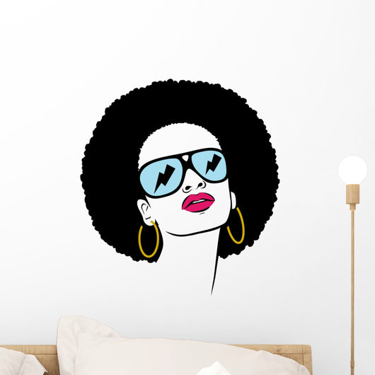 Afro Hair Hippie Woman