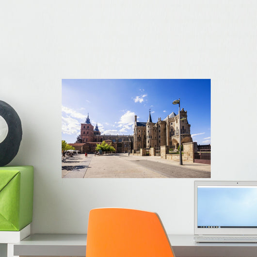 Gaudi Palace and Cathedral Wall Mural