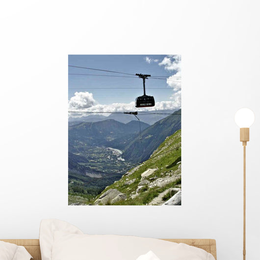 Telefirique to Aiguille Du Wall Decal