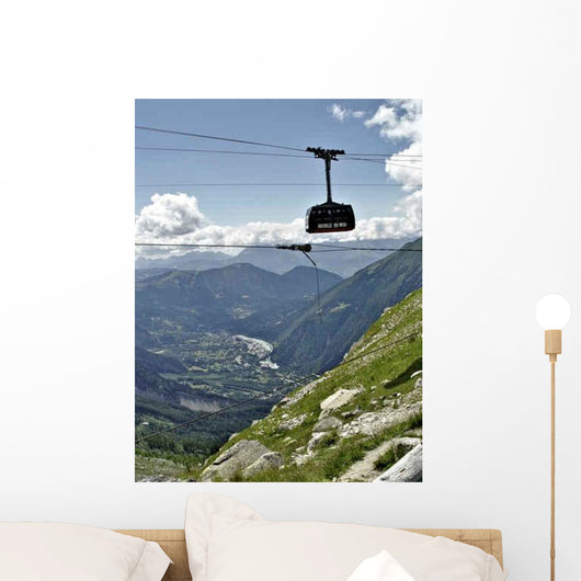 Telefirique to Aiguille Du Wall Decal