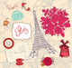 Vector Set Paris Illustrated Symbols Wall Decal