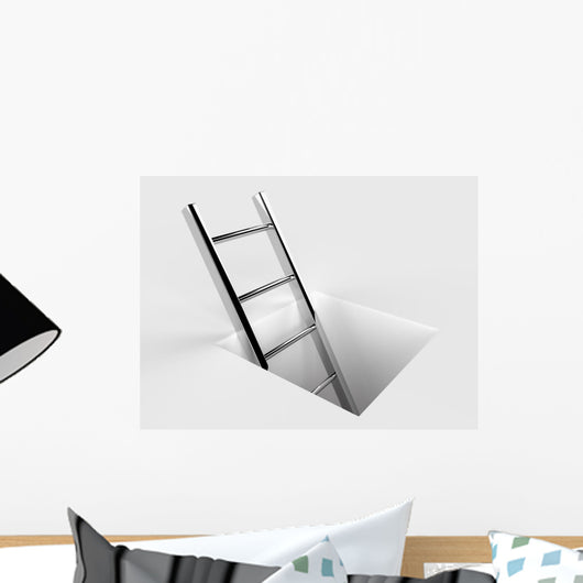 3D Illustration Ladder Square
