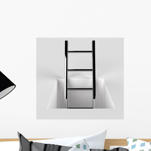 3D Illustration Ladder Square
