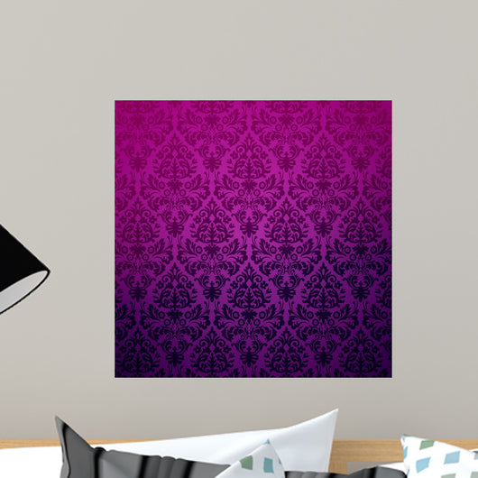 Damask Floral Pattern Vector Wall Decal