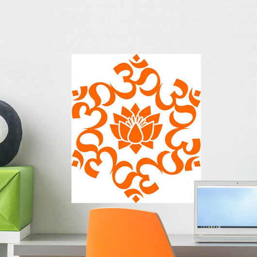 Om Aum Lotus Mandalabuddhistisches