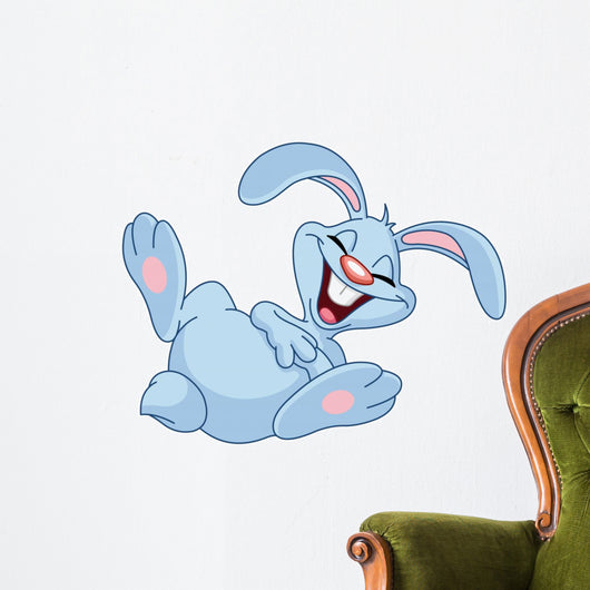 Laughing bunny Wall Decal