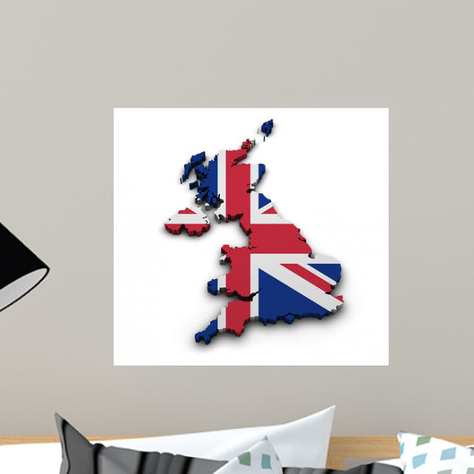 United Kingdom Flag Map