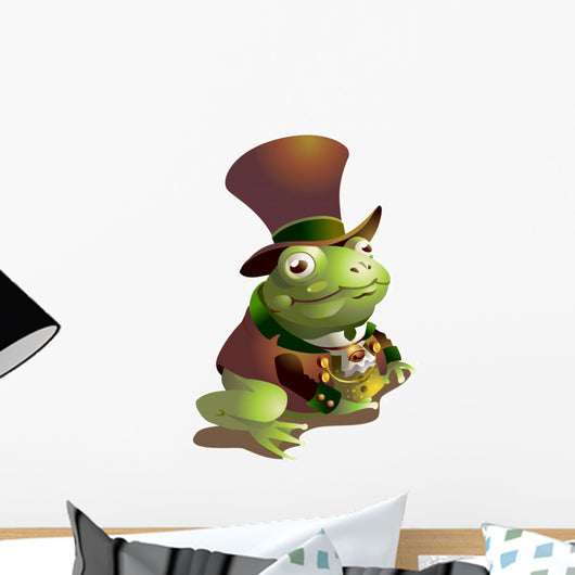 Distinguished Frog Wall Decal