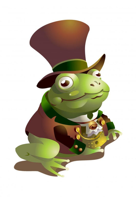 Distinguished Frog Wall Decal