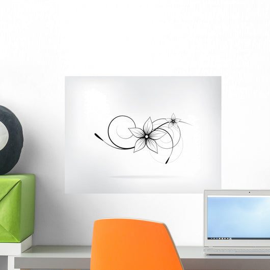Abstract with Floral Ornament