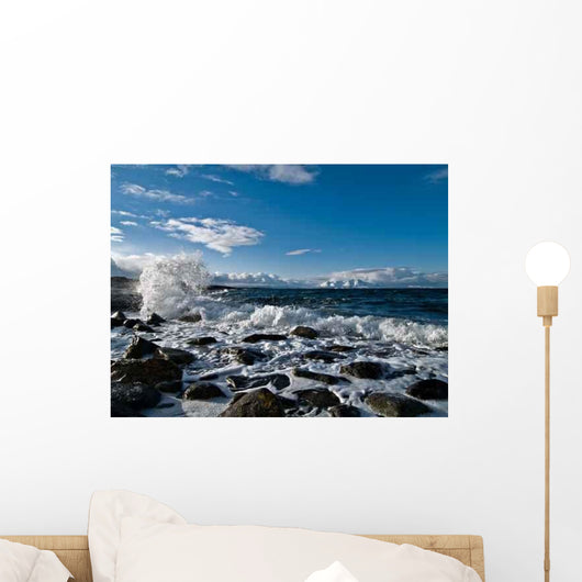 Wave Winter Day Wall Decal