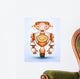 Cute Robot Wall Mural