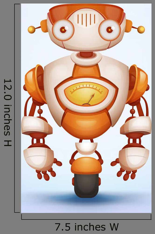 Cute Robot Wall Mural