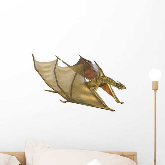 Yellow Fantasy Dragon Computer