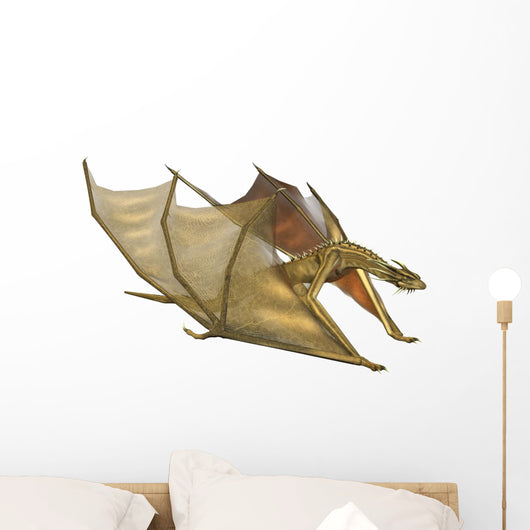 Yellow Fantasy Dragon Computer