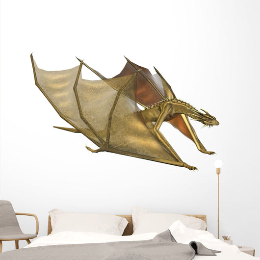 Yellow Fantasy Dragon Computer