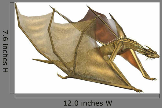 Yellow Fantasy Dragon Computer