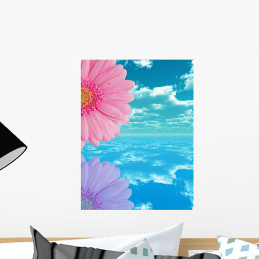 Pink flower Wall Mural