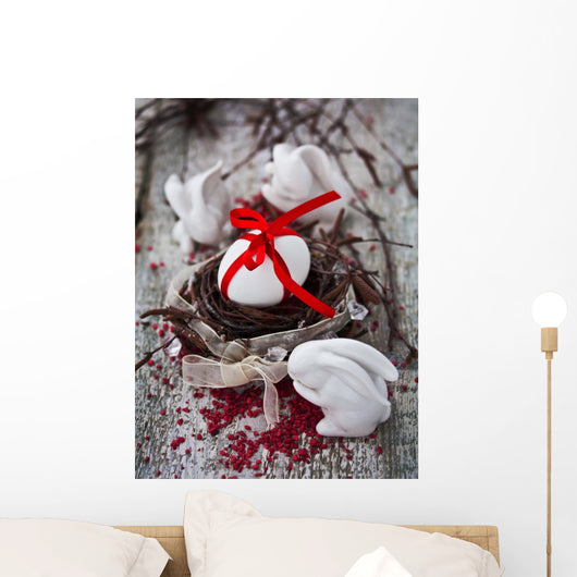 Easter Eggs Nest Wall Mural