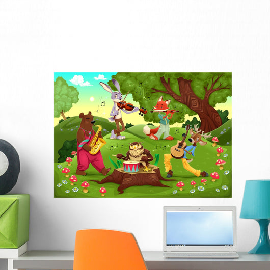 Musicians Animals Wood