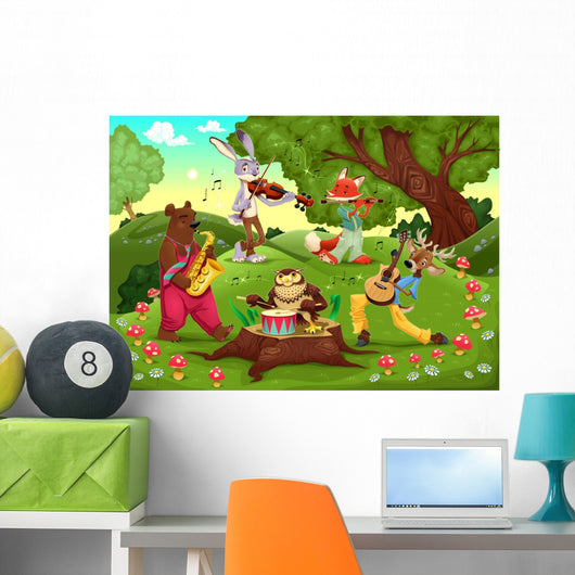 Musicians Animals Wood