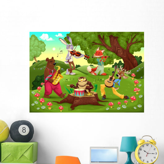 Musicians Animals Wood