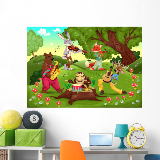 Musicians Animals Wood