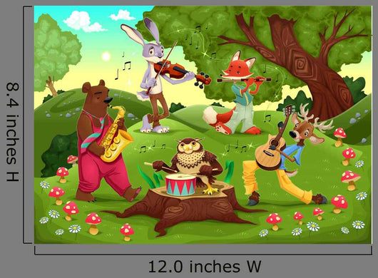 Musicians Animals Wood