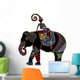 Ethnic Circus Wall Decal