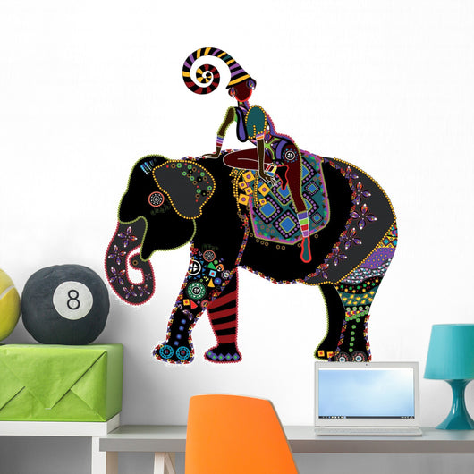 Ethnic Circus Wall Decal