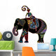 Ethnic Circus Wall Decal