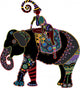 Ethnic Circus Wall Decal