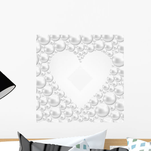 Pearl Heart Wall Mural