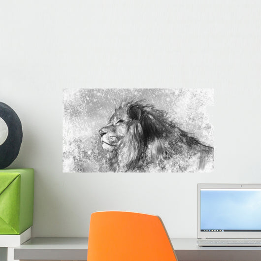 Lion Tattoo Illustration Art
