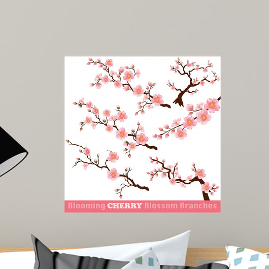 Blooming Cherry Blossom Branches