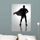 Silhouette Illustration Superhero Posing