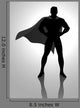 Silhouette Illustration Superhero Posing