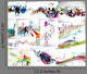 Music Notes Wave Line
