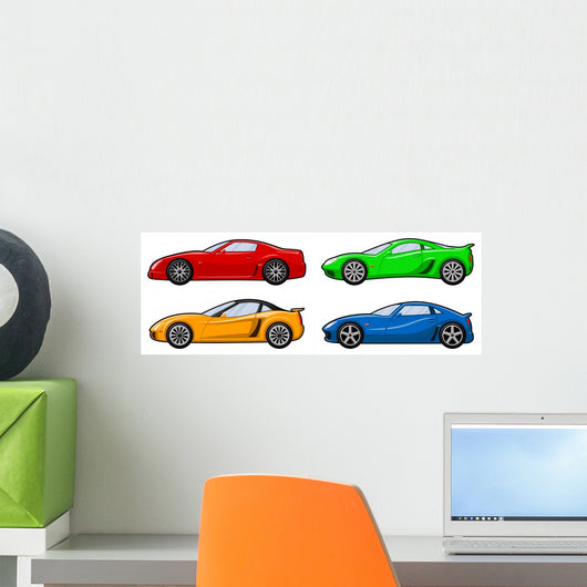 Four Sports Cars